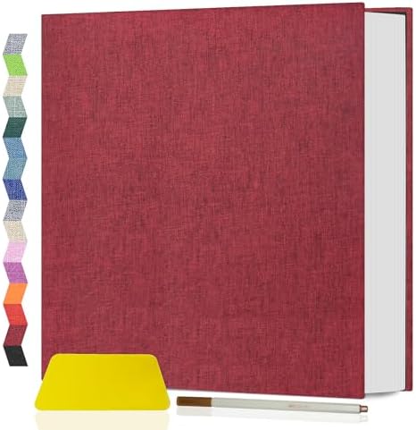 Popotop Photo Album Self Adhesive Scrapbook Album for 4x6 5x7 8x10 Pictures DIY Photo Book as Scrapbooking Supplies Kits, Birthday Gifts for Women Mom Wedding Baby Family Travel