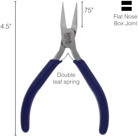 The Beadsmith Flat Nose Pliers, Economy Line