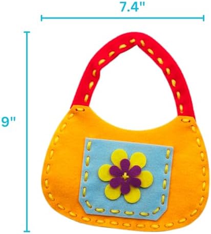 Serabeena Sewing Kit for Kids - Sew Felt Bags | 6 Kits Ages 6-8