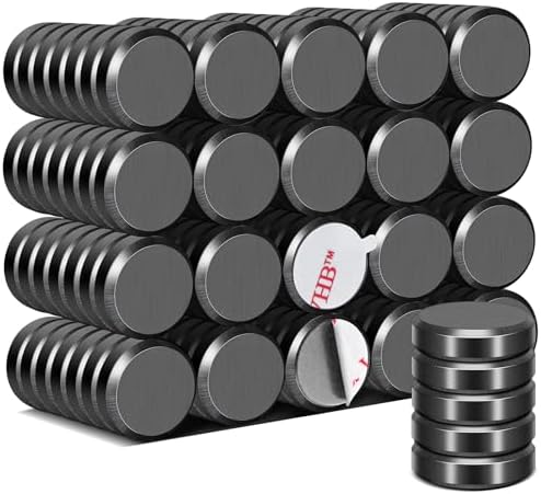 DIYMAG Strong Adhesive Magnets,145pcs 0.7x0.2in Fridge Refrigerator Magnet