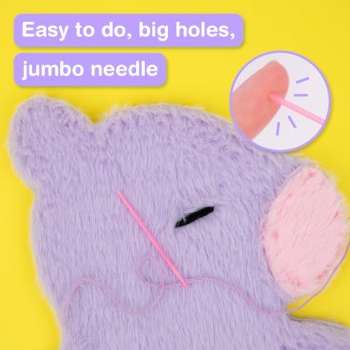 Avenir My First Sewing Kit Ages 6-8, Unicorn Stuffed Animal Craft Set