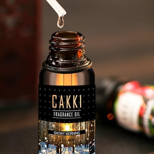 Essential Oils for Diffusers for Home, Scent-Snowy Morning, Single Large Size 50ml, CAKKI Fragrance Oils, for Candle Making, for Soap Making, Diffuser Oil Scents