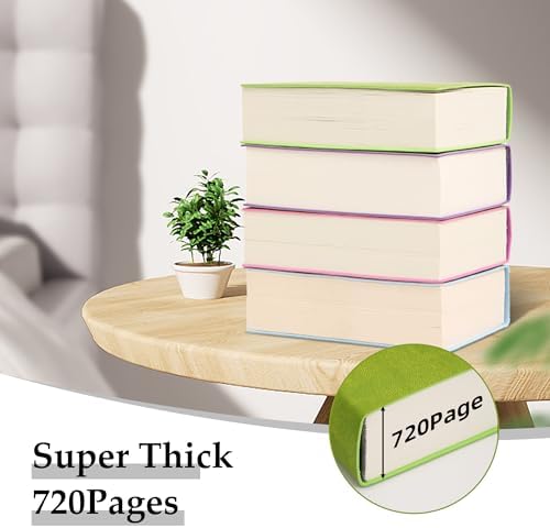 Thick Blank Journal Notebook 720 Pages A6 Unlined Sketchbook