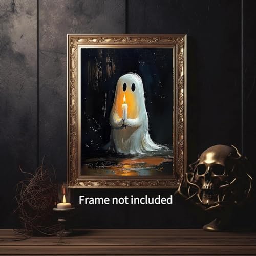 AIBOERL Paint by Numbers Kit for Adults Beginner,Halloween Ghost, 12X16In