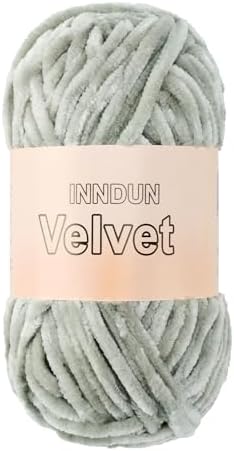 Soft Velvet Chenille Yarn for Crocheting, Super Bulky Yarn for Blankets