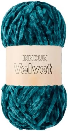 Soft Velvet Chenille Yarn for Crocheting, Super Bulky Yarn for Blankets