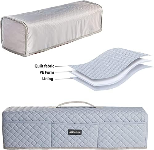 AMOIGEE Padded Dust Cover for Criicut Maker 4, Maker 3, Maker, Explore 4, Explore 3, Explore Air 2, Protective Machine Cover with Handle, Storage Pockets for Craft Accessories and Suppliers