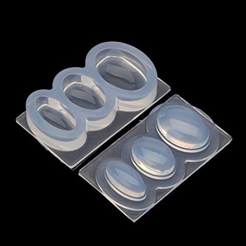 Ellipses Soap 6-Cavity Mold UV Epoxy Resin, C
