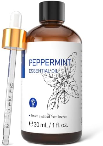 HIQILI Peppermint Essential Oil for Hair, Skin Care, Aromatherapy