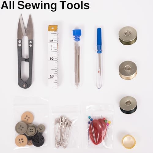 Military Sewing Kit, Army Survival Sewing Kit with Buttons for Men, Women