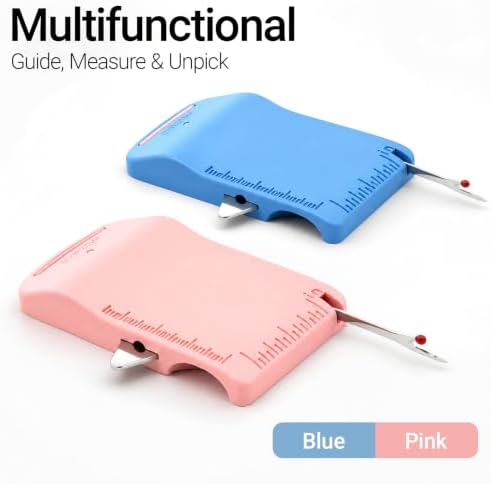 Magnetic Sewing Machine Sleeve Tool Seam Guide with Seam Ripper Ruler Scale