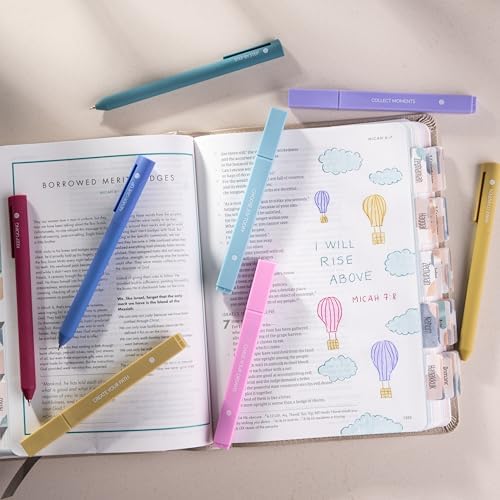DIVERSEBEE Aesthetic Highlighters and Gel Pens, No Bleed (Create)