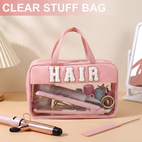 Pinkunn Hair Tool Travel Bag Tools Large Travel Case, Nude Pink