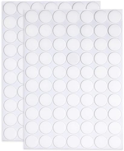 JANYUN 140 Pcs Adhesive Dots,Putty Clear Tack No Trace Small Tape Stickers
