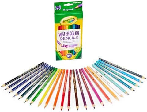 Crayola Watercolor Colored Pencils 24ct, Watercolor Paint Alternative