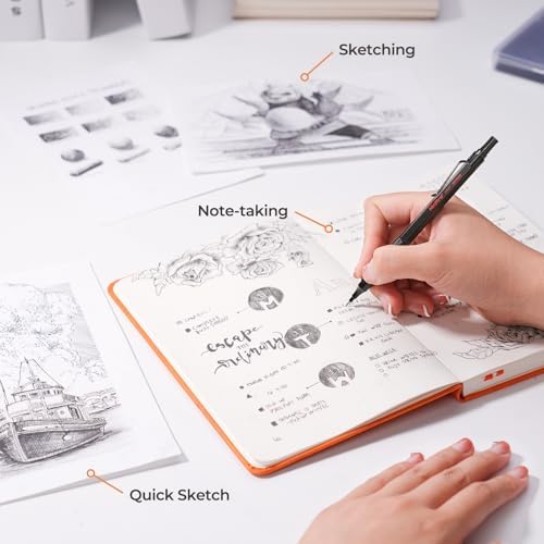 Nicpro 22PCS Art Mechanical Pencil Set， Metal Drawing Sketching With Eraser