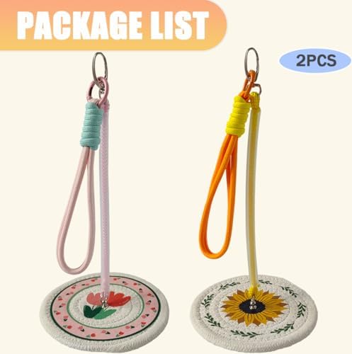 2PCS Portable Wrist Yarn Holder, Yarn Holder for Crocheting and Knitting, Perfect for Travel and on-The-go Crocheting,Knitting Gift for Craft Lovers