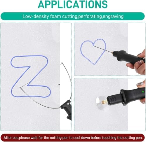 Hot Foam CutterFoam Cutter Electric Cutting Machine Pen Tools Kit with 110-240V/0-28W Digital Voltage Controller Electric Cutting Machine Pen Tool