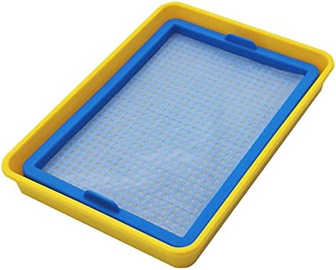 Worown Plastic Paper Making Frame Kit, Papermaking Mould, 5 x 7 Inch Screen for DIY Paper Making
