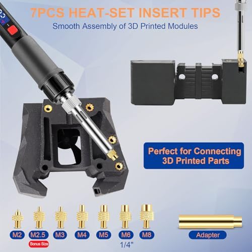 21-in-1 3D Printer Smoothing Tool Kit, 80W Soldering Iron