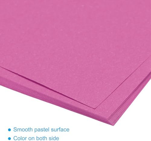 MECCANIXITY 50 Sheet Origami Paper Double Sided Plum Red 5x5 Inch Square Sheet for Art Craft Project, Beginners, Gifts Decor
