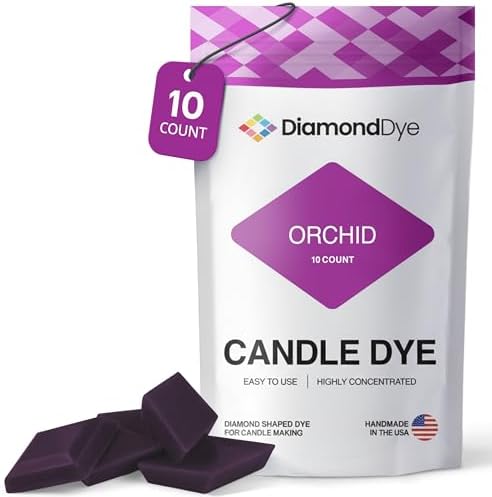 Orchid Candle Dye Chips, Soy & Paraffin Candle Making, 10 Pack