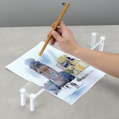 Artist Leaning Bridge Hand Clear Acrylic Wrist Rest Leaning Bridge