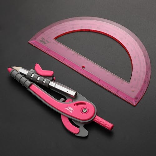 Mr. Pen- Geometry Compass and Protractor Set, 6 Inch Compass
