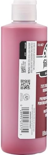 FolkArt Acrylic Craft Paint, Matte Finish, True Burgundy, 8 fl oz