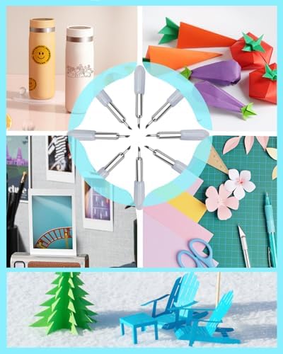 10 Pcs 45°Cutter Blades Compatible with Cricut Joy/Xtra, Paper Cutter Blade