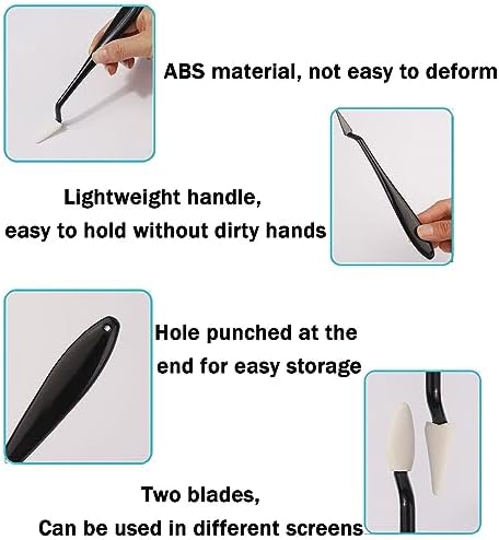 2 Sets 20pcs Sketching and Drawing Tools, Paper Art Blender Mixing Stump Sketch Trimmer Erase Sponge Plastic Sketch Pens for Student Artists Charcoal Sketch Drawing Tools (Black)