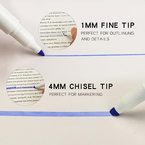 Pastel Highlighters - 10 Pcs Assorted Colors Dual Tip Real Mild Highlighter Markers, Chisel & Fine Tips for Bible Journaling, Note Taking, School Supplies, No Bleed