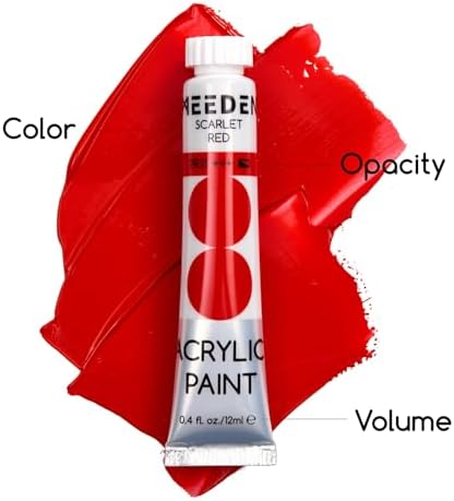 MEEDEN Beginners Acrylic Paint Set: 24 Colors 12ml/0.41 fl oz