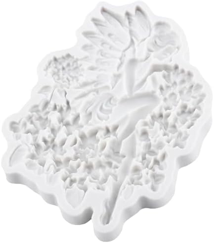 3D Flower Fairy Polymer Clay Molds Butterfly Fairy Silicone Mold
