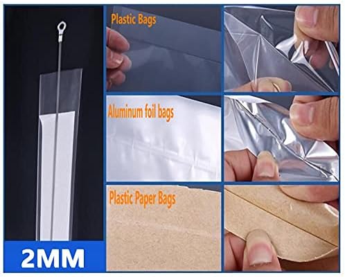 Impulse Heat Sealer Manual Bags Sealer Heat Sealing Machine 12 Inch Impulse Sealer Machine for Plastic Bags PE PP Bags with Extra Replace Element Grip