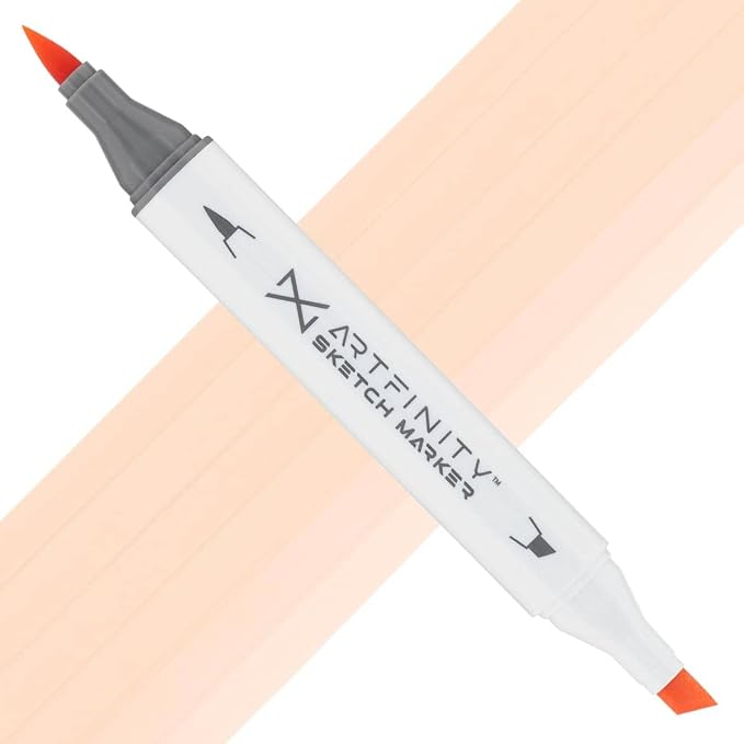 Artfinity Sketch Markers - Pale PEach YR3-1, Vibrant, Professional, Dye-Based Alcohol Markers for Artists, Drawing, Travel, & More