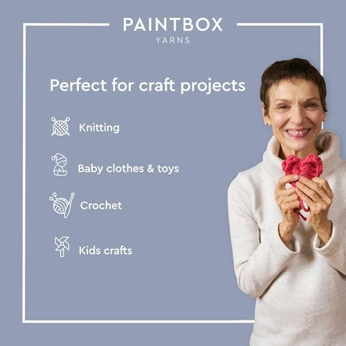 Paintbox Yarns 100% Cotton Aran Yarn 1.76oz / 50g, 93yds / 85m