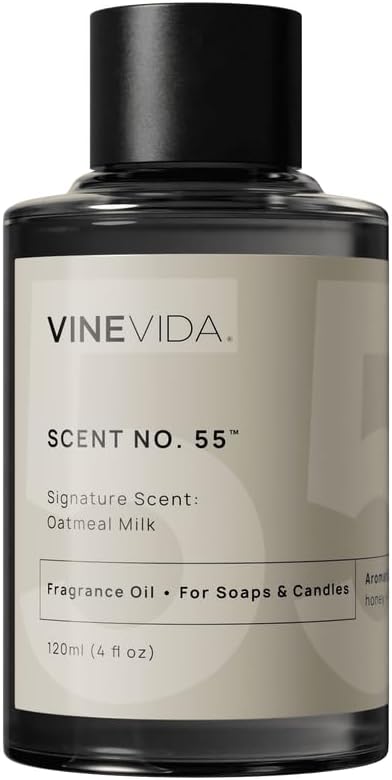 VINEVIDA [4oz] Oatmeal Milk Fragrance Oil for Soap Making - Soap Fragrance Oil - Scents for Soap Making - Oils for Soap Making - Essential Oils for Soap Making - Soap Scent