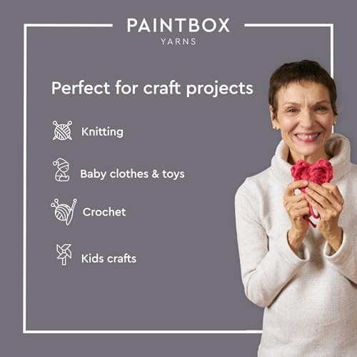 Paintbox Yarns 100% Cotton Aran Yarn 1.76oz / 50g, 93yds / 85m