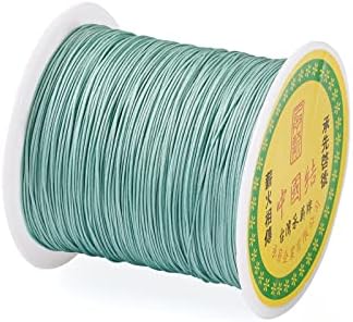 Elecrelive 150 Yards Dark Sea Green Nylon Thread Polyester Trim Line Rope