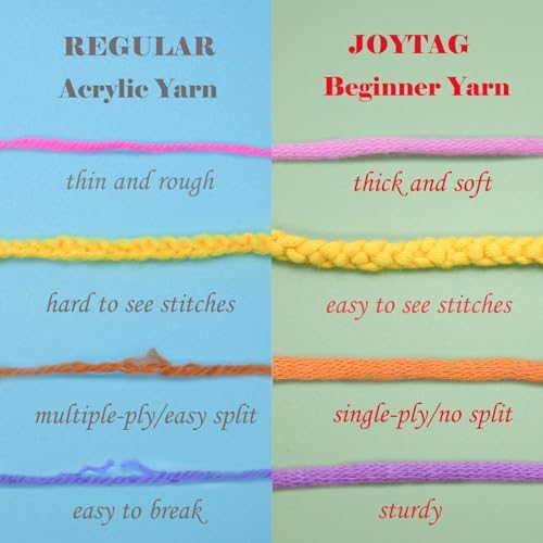 50g Rainbow Beginner Crochet Yarn for Crocheting and Knitting Multicolor Cotton Crochet Yarn for Beginners(Blue Grey)