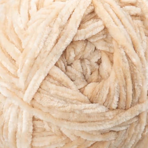 Craft County Bulky 5 Velvet Yarn – Super Soft Polyester Yarn for Blankets, Home Décor, and More!