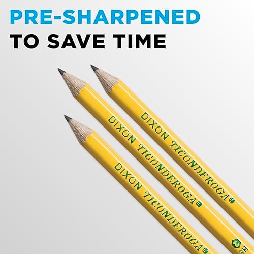 Ticonderoga Wood-Cased Pencils, Pre-Sharpened