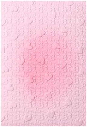 Valentine's Day Hearts 3D Embossing Folder for Card Making DIY Scrapbooking Heart Background Embossing Stencil Plastic Template Folder for Paper Crafting Arts Crafts Valentine's Scrapbook Album Decor