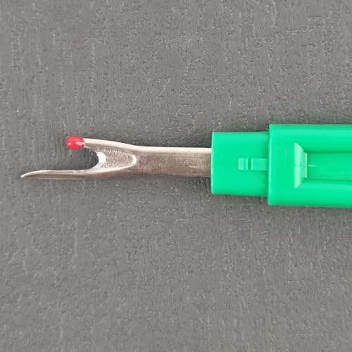 GDMINLO 5 Pieces Colorful Seam Ripper Assortment Thread Remover Kit 2 Big and 2 Small Handy Stitch Sewing Tools with 1 Scissors for Removing Unwanted Hems and Seams