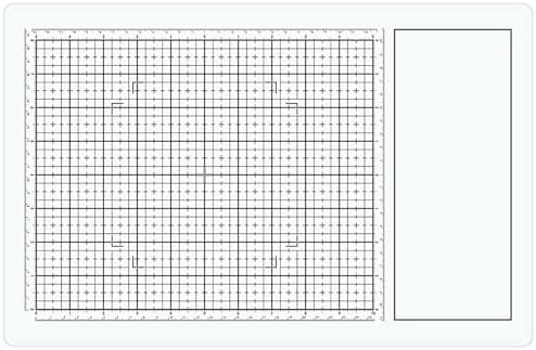 Magnetic Glass Craft Mat, 15.75x10.24inch Heat Resistant GlassMedia Cutting Mat, Magnetic Glass Board W/Magnets, TemperedGlass Crafting Surface for Cutting, Stamping,Paint Mixing,Scrapbooking (White)