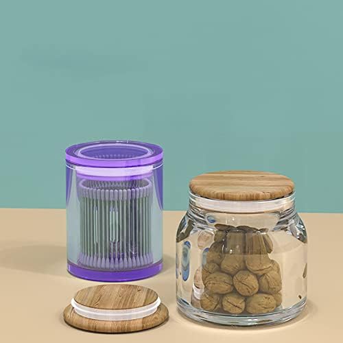 Sealed Storage Box Silicone Resin Mold with 1 lid and 5 Rings Vase Pen Holder Bottle Jar Cylinder Shaped Epoxy Casting Molds for Candy Jewelry Ornaments Trinket Container Cup, 3D DIY Making Crafts