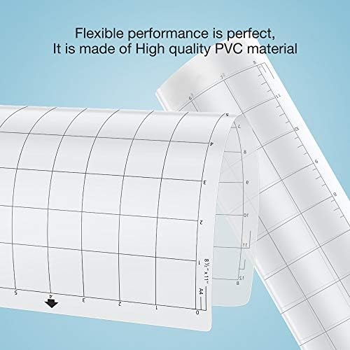 Standard Grip Cutting Mat for Silhouette Portrait(8x12 inch 3 Mats) Standard Adhesive Sticky Quilting Cut Mats Replacement Accessories for Silhouette Portrait