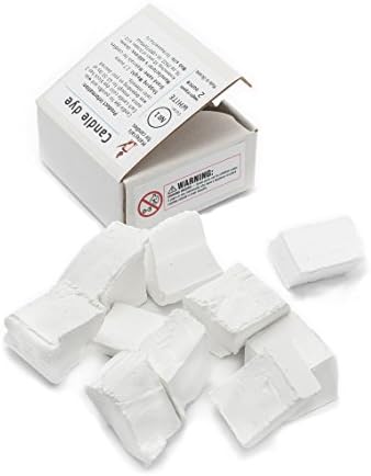 White Candle Wax Dye 2 oz - Candle Color Dye Blocks