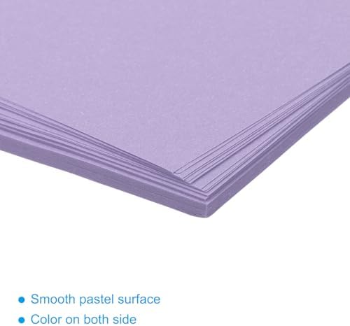 MECCANIXITY 50 Sheet Origami Paper Double Sided Light Purple 2x2 Inch Square Sheet for Art Craft Project, Beginners, Gifts Decor